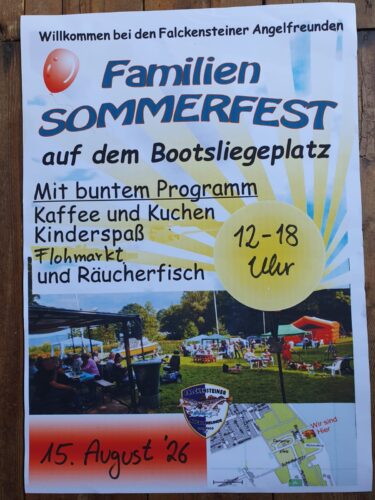 Sommerfest der Falckensteiner Angelfreunde